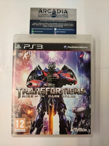 Transformers Rise Of The Dark Spark PlayStation 3 PS3 PAL Senza Manuale